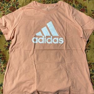 Adidas t-shirt, plus size 3X, light orange